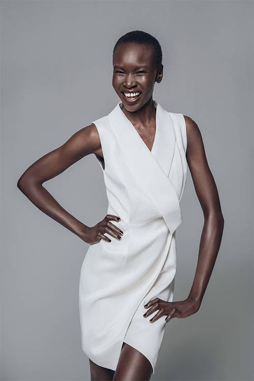 alek wek作为h&m conscious foundation形象大使