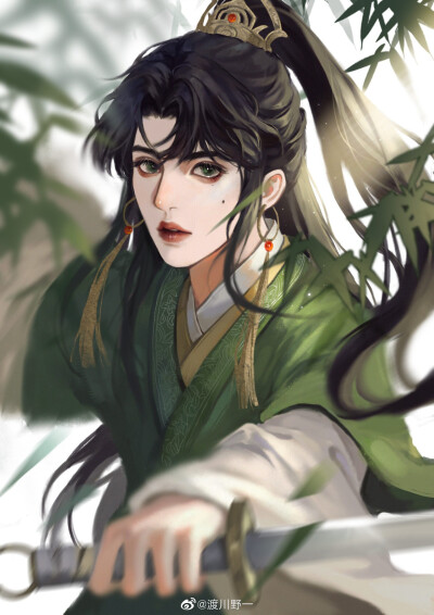 cr:渡川野一
蔡徐坤手绘（古风）