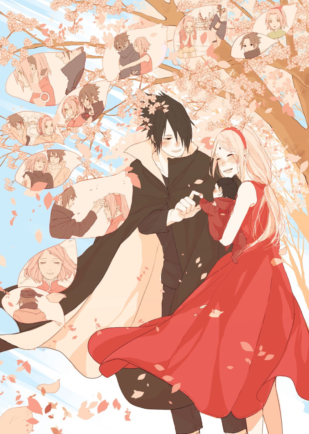 From Singa Weibo
(Sasuke &Sakura)