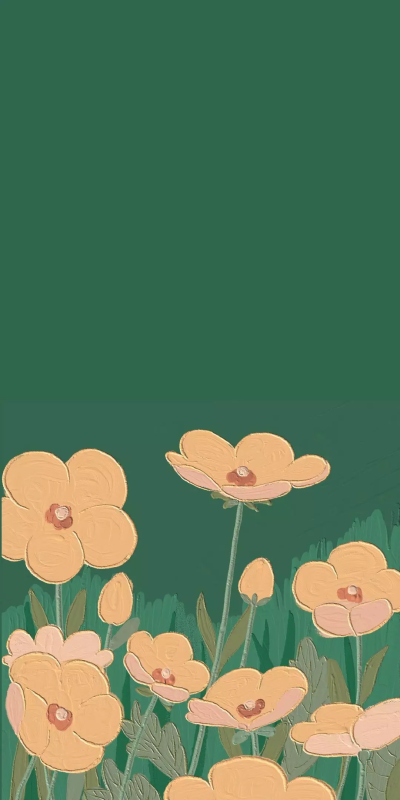 #油画壁纸#
第三弹
后来也有人奔我而来，可我已不敢义无反顾.