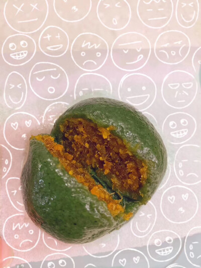 朋友做的青团