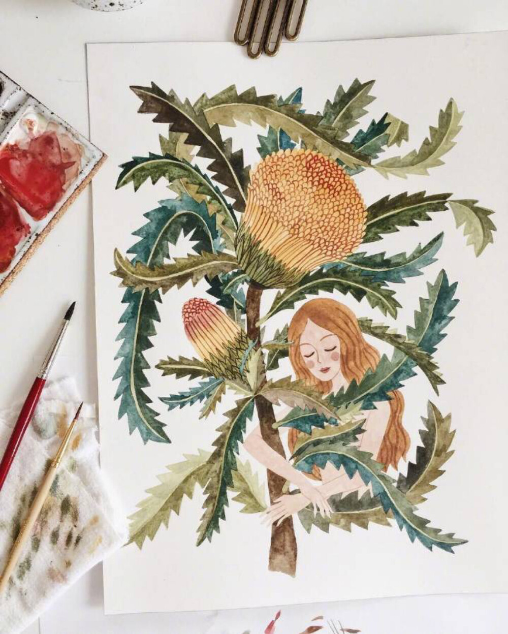 画花，插画师 Oana Befort 