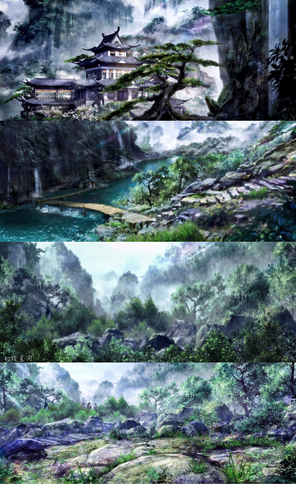 魔道祖师动画拼接壁纸