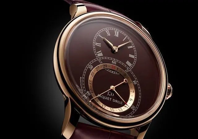 雅克德罗（Jaquet Droz）2020大秒针系列 日历新款 酒红色款