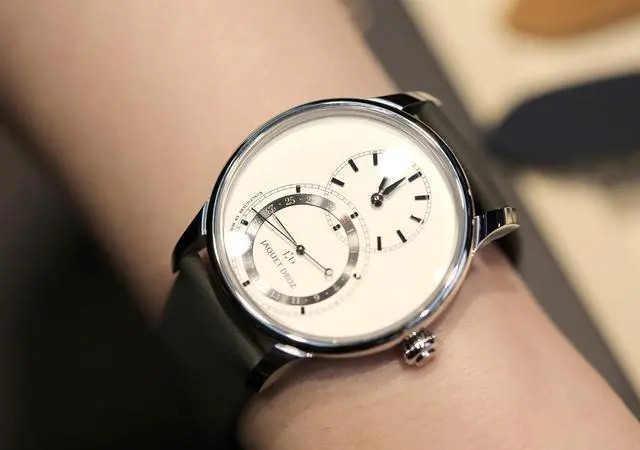 雅克德罗（Jaquet Droz）2020大秒针系列 日历新款 白色钢款