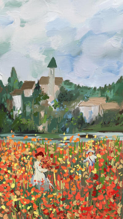 #油画壁纸#
第四弹
