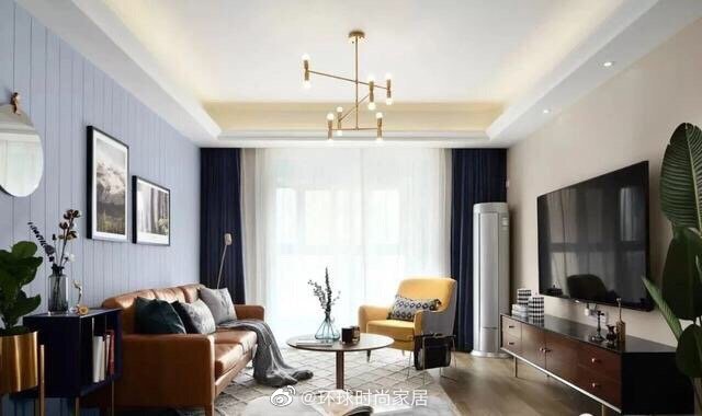 北欧风格设计，线条粗犷大气 #温馨家居#