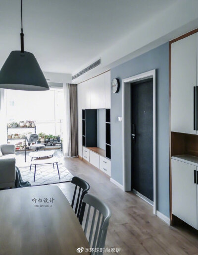 春意盎然的北欧风，套内85㎡清新舒适三居室 #温馨家居#