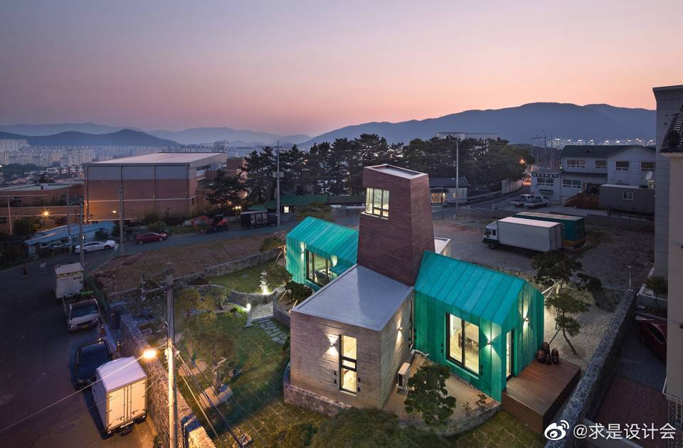 韩国瞭望塔住宅 / ON Architecture。#求是爱设计#