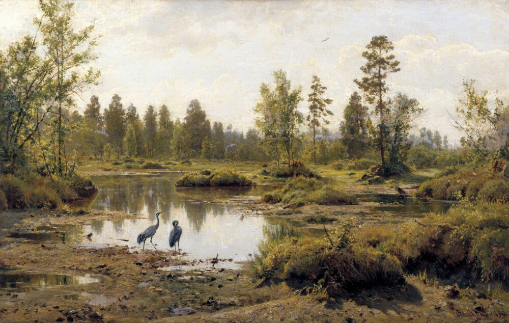 【经典画作】俄国著名现实主义风景画大师 伊凡·伊凡诺维奇·希施金（Ivan I. Shishkin） 绘画作品。