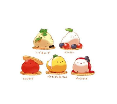 小鸡与食物 食物头像 超可爱