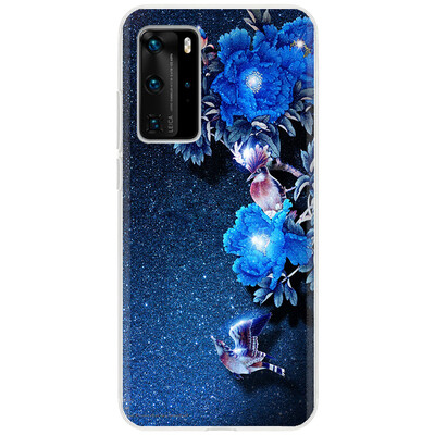 唯美奢华杜丹花朵 华为P40 P30 P20 Pro mate 30 20 PRO 手机壳