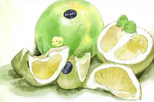 小鸡与食物 食物头像 超可爱