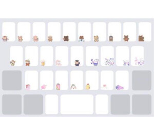 键盘皮肤，少女心
