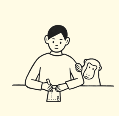 Noritake擅长面对的不是书架而是画架，开始给他介绍外快。就这样半工半画了十年，直到30岁，他才敢完全辞掉工作，成为职业插画家。