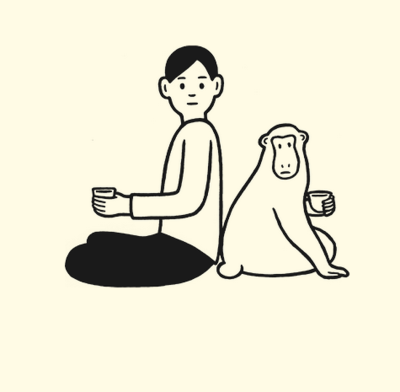 Noritake擅长面对的不是书架而是画架，开始给他介绍外快。就这样半工半画了十年，直到30岁，他才敢完全辞掉工作，成为职业插画家。