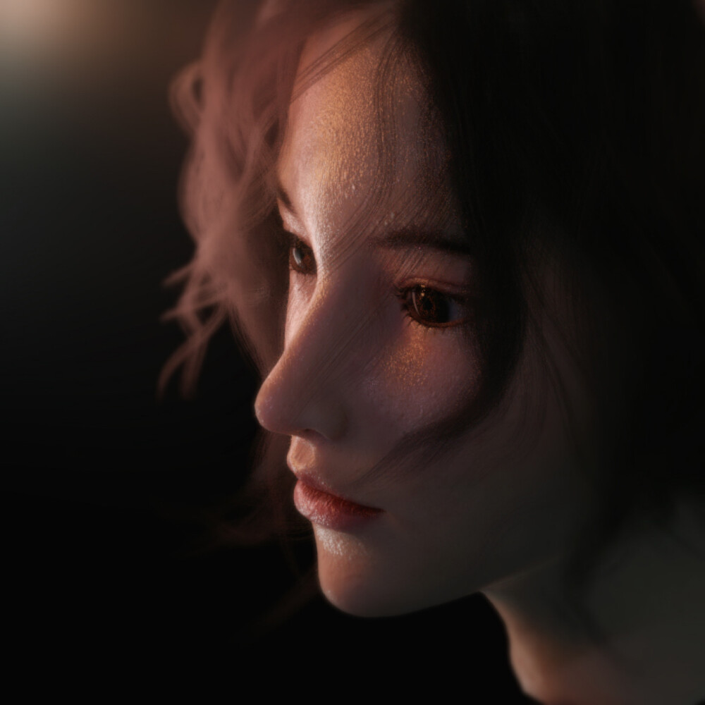 blender女头