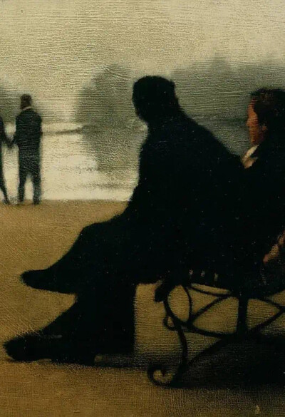 Anne Magill [英]
“无数的波光漫过岸边的垂柳”，叶片已在很多个年岁中更迭数次。而岸上那相爱过的离散者，在相逢与分别之间，亦历经了无数事。