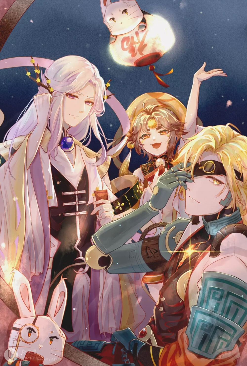 食物语 蟹酿橙 桂花酒 月饼 图源wb九条梅emerald,侵权歉删 74扬