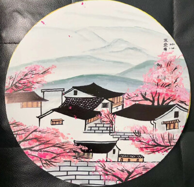 风景水彩画