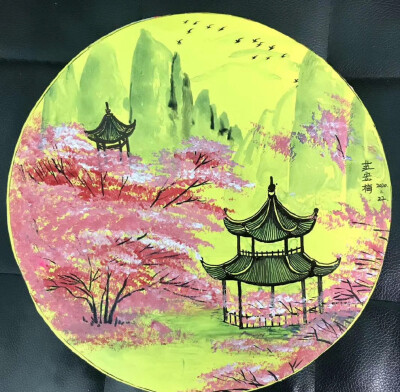 风景水彩画