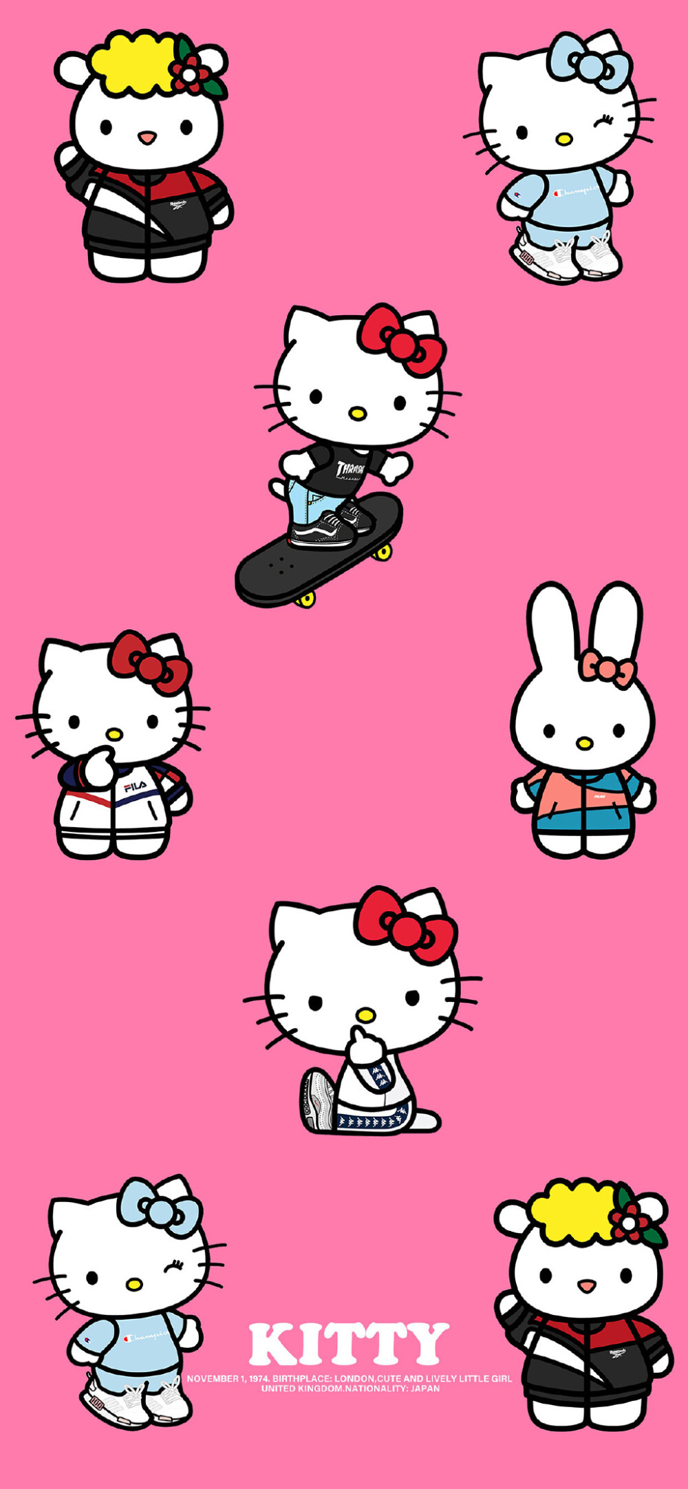 HelloKitty时尚卡通创意手机壁纸