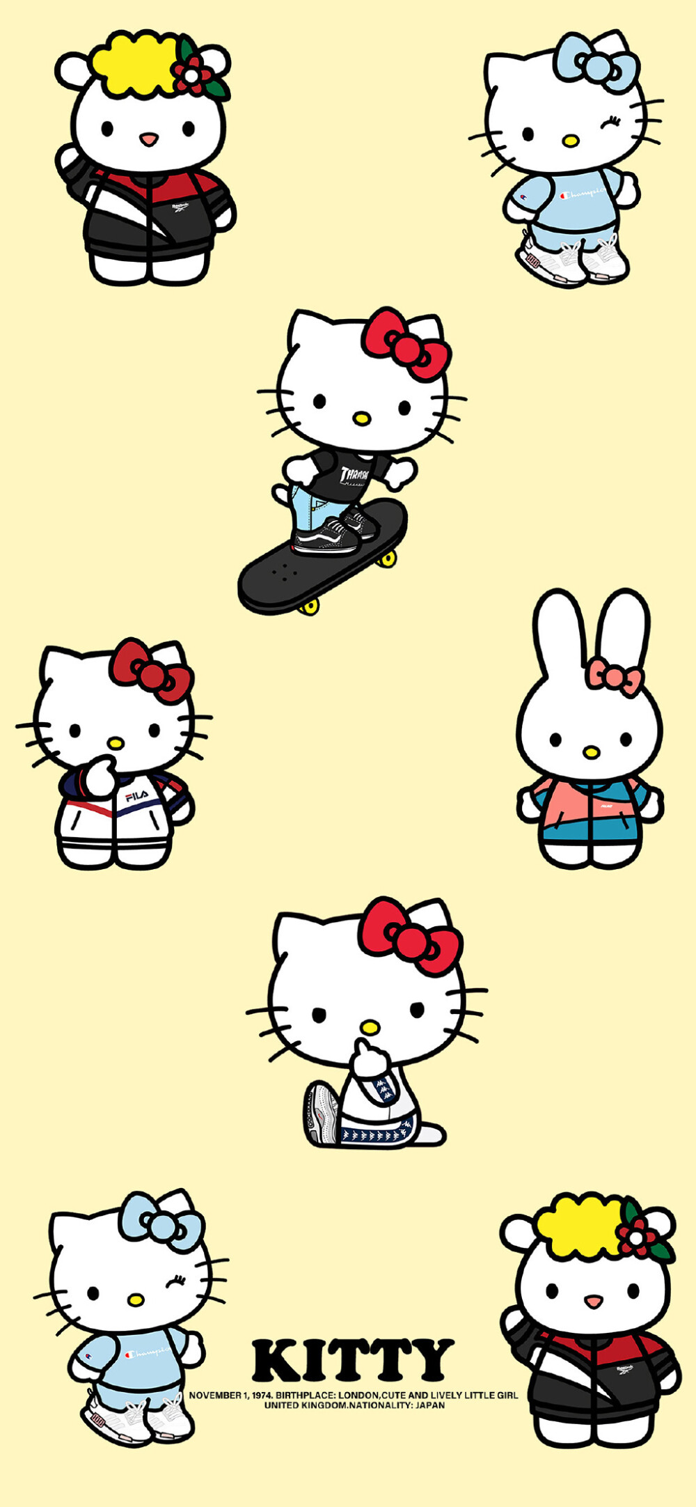 HelloKitty时尚卡通创意手机壁纸