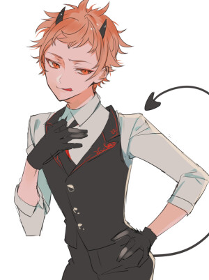 室生犀星.
文豪与炼金术师 文炼
p站id＝79614802
画师：マベ菌 id＝29654175