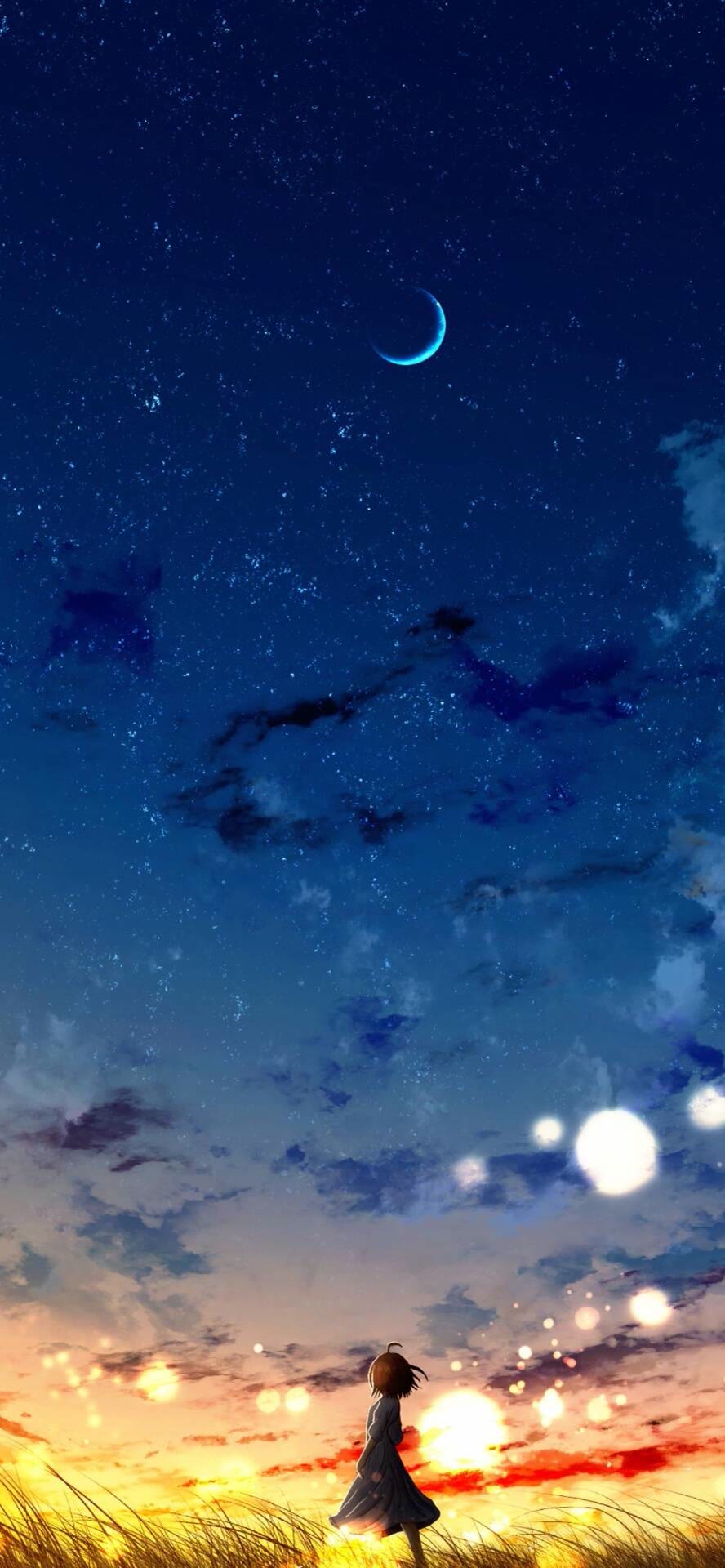 动漫/风景天/空/星空/夏天/黄昏
/风花雪月/