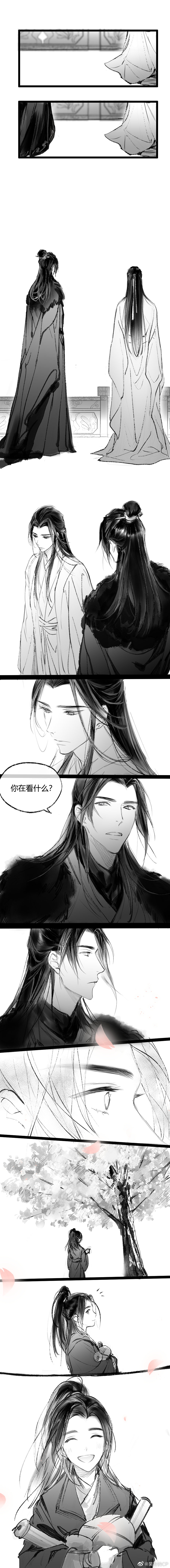 二哈和他的白猫师尊
微博画师：昊冷的CP