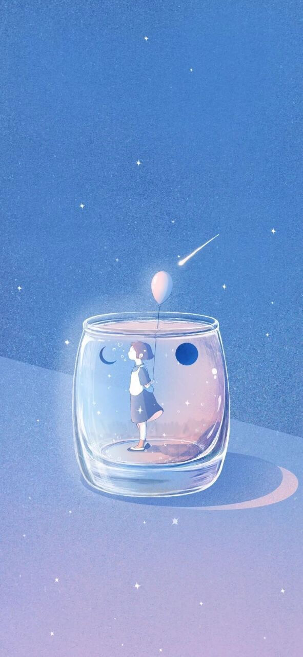 她来了她来了 她带着壁纸走来了
今天和大家分享超级梦幻的壁纸w
感觉真的是仙气飘飘~
堪称神仙背景图✨
好啦，今天就到这里，以后我还会分享好康的壁纸和头像的❤