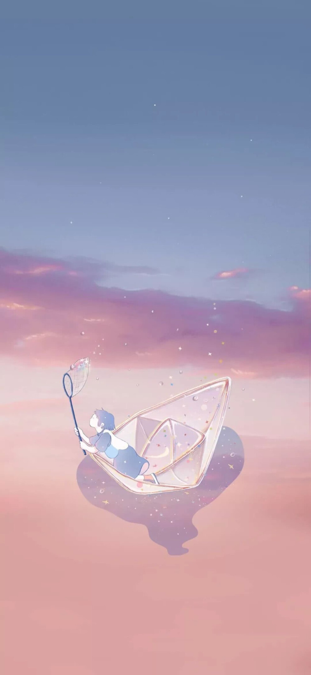 她来了她来了 她带着壁纸走来了
今天和大家分享超级梦幻的壁纸w
感觉真的是仙气飘飘~
堪称神仙背景图✨
好啦，今天就到这里，以后我还会分享好康的壁纸和头像的❤