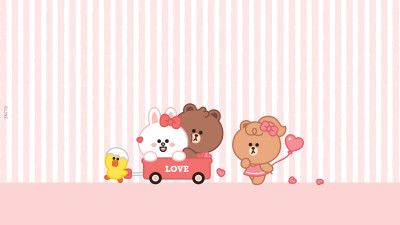 LINE FRIENDS mini系列壁纸第二弹！！