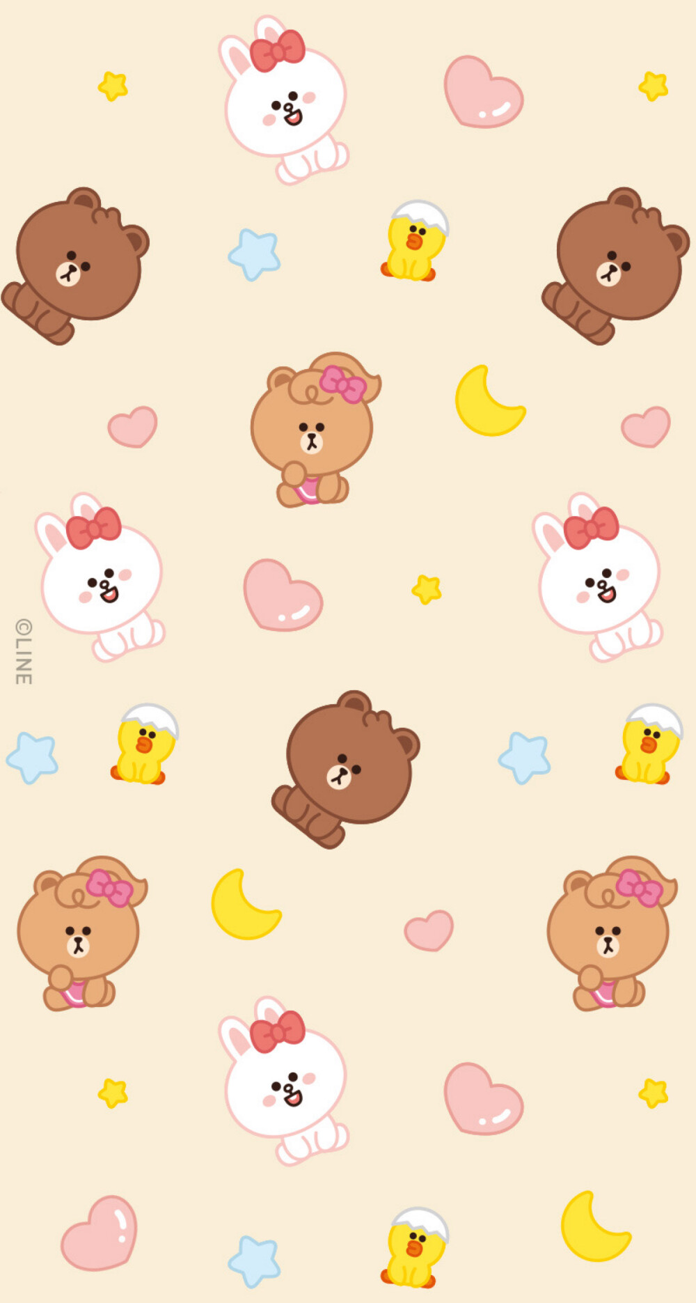 LINE FRIENDS mini系列壁纸第二弹！！