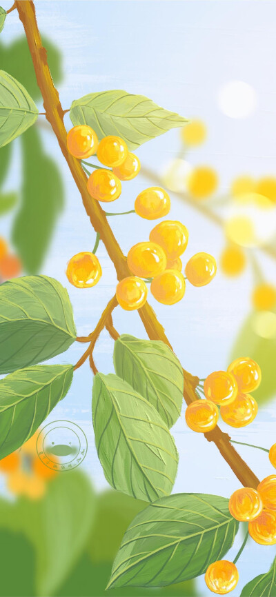 油画效果手绘壁纸