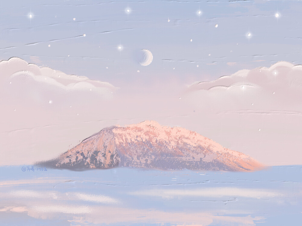 油画风 cr:@再喝一口奶盖 高清壁纸/手绘壁纸/动漫壁纸/小清新ins