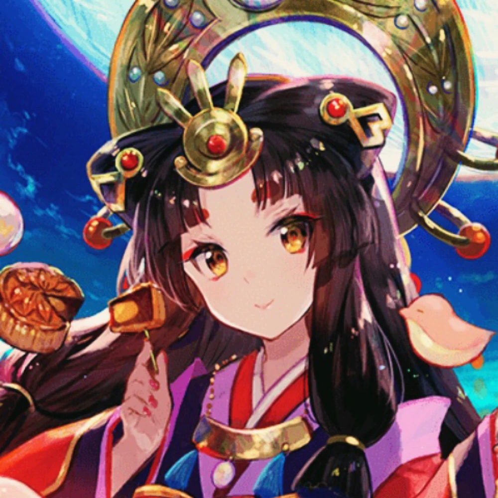 阴阳师自截头像 辉夜姬 游戏id:松之苍 寶寶寶