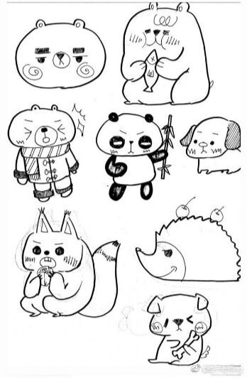 可爱简笔画