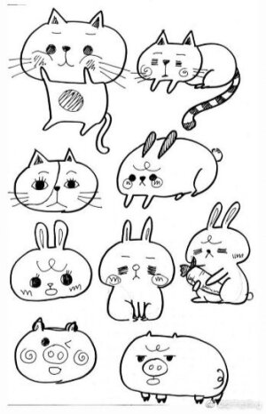 可爱简笔画