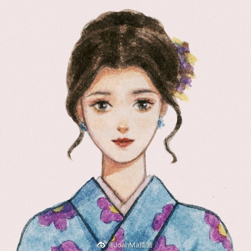 #插画##手绘头像##手绘头像定制##水彩超话#
三个和服小姐姐来啦
cr：@荞安Joan ​