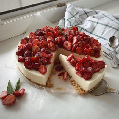 草莓 背景 蛋糕