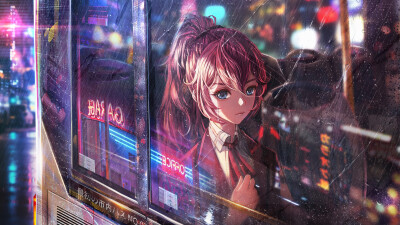 https://images.hdqwalls.com/wallpapers/anime-girl-bus-window-neon-city-4k-6y.jpg