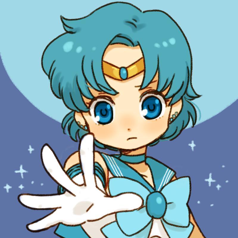 美少女战士 画师yukke 水野亚美 Sailor Mercury