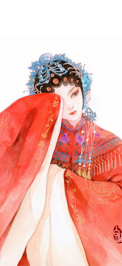 壁纸(美人，古风，插画)