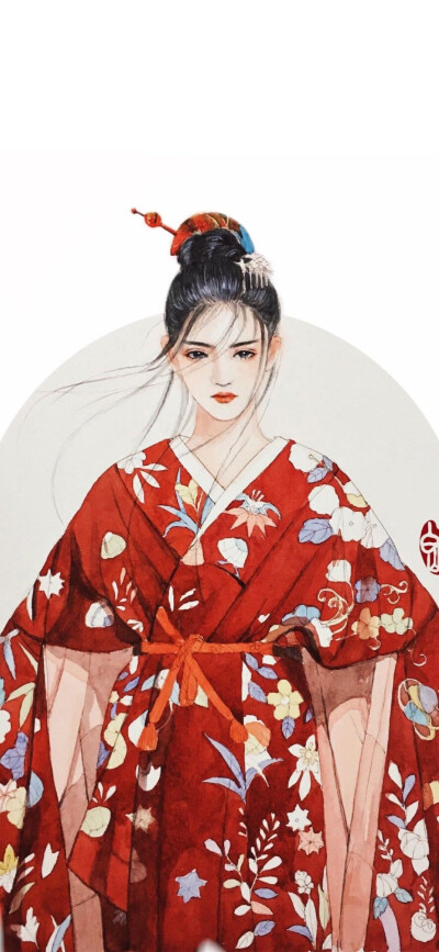 壁纸(美人，古风，插画)