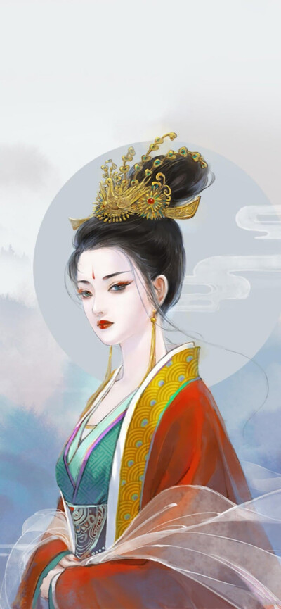 壁纸(美人，古风，插画)