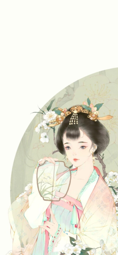 壁纸(美人，古风，插画)