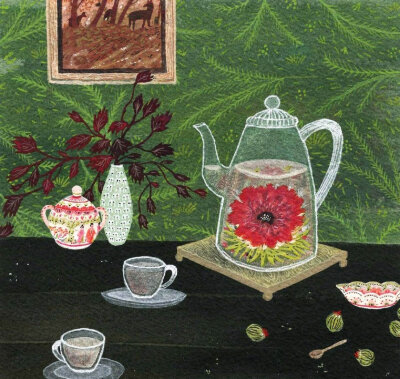 美国插画师 Becca Stadtlander 笔下的美好生活。 ​​​[/cp]