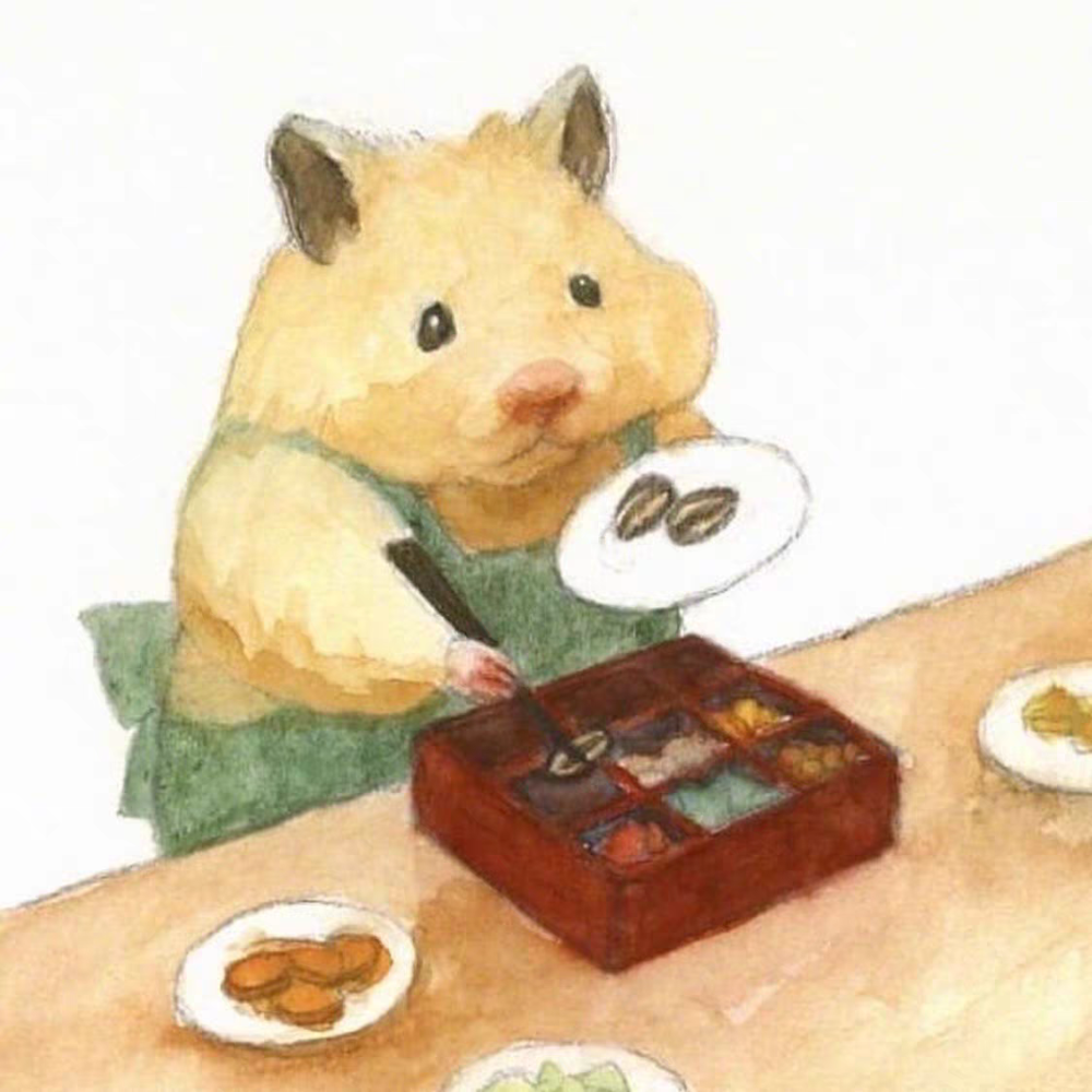 仓鼠 生肖 头像 可爱 祝福 老鼠 鼠年 拟人画 庚子年 手绘 动漫 卡通 风格 学习 工作 便当 宝贝