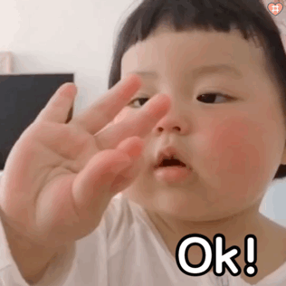 萌娃丸子妹表情包动图
正常版本在上一条
这个比ok的小肉手太可爱了吧